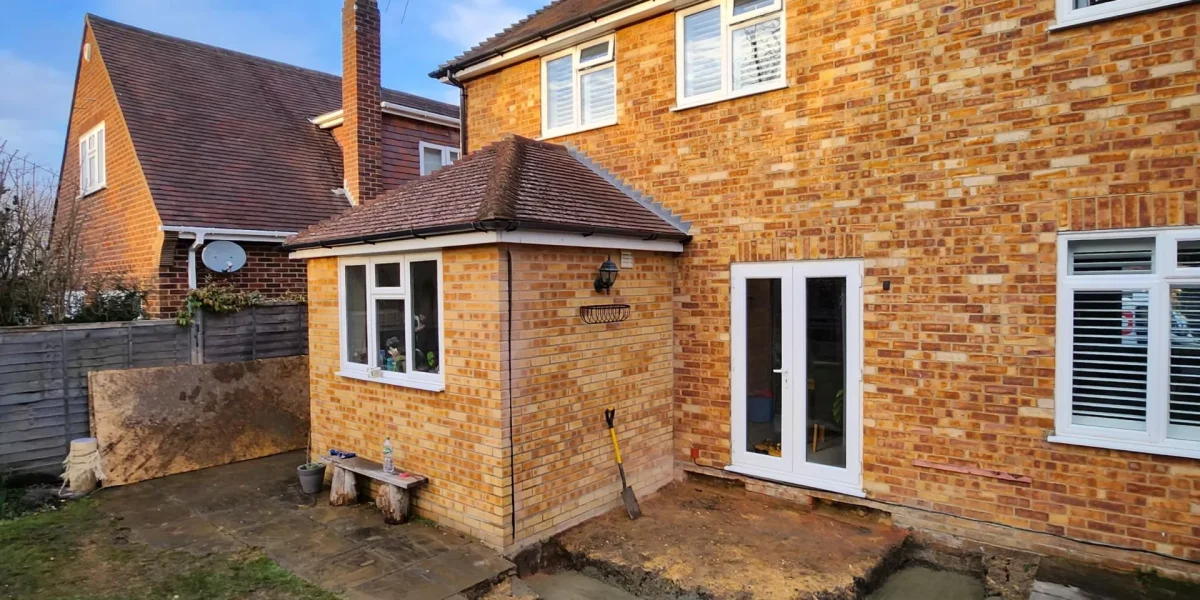 Kitchen extension in Church Crookham